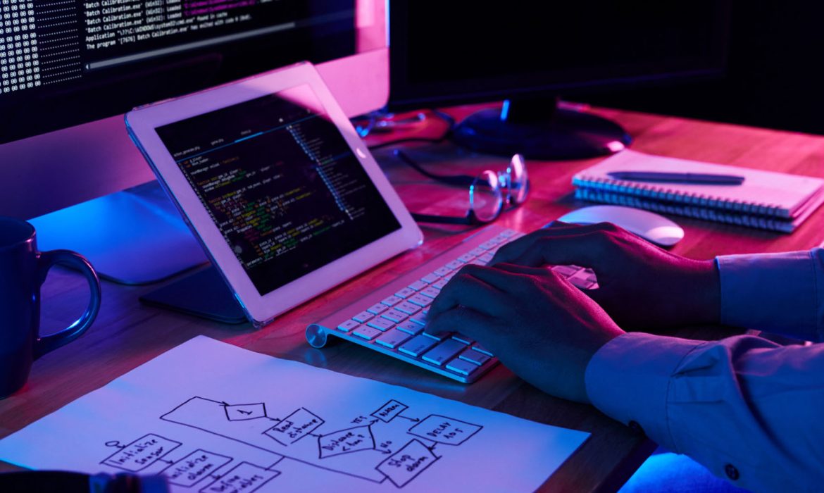 close-up-image-programer-working-his-desk-office