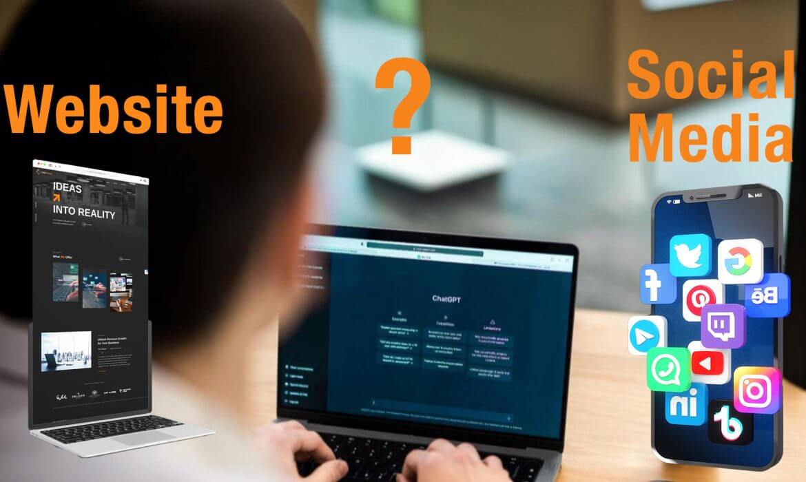 website or social media and why