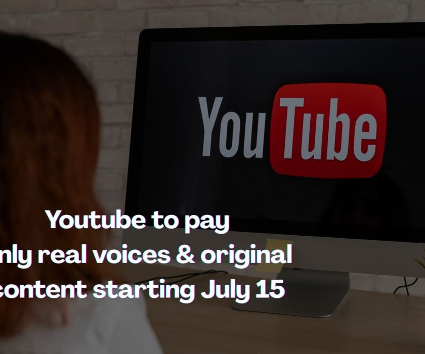 youtube on screen writing to pay only real voice and content