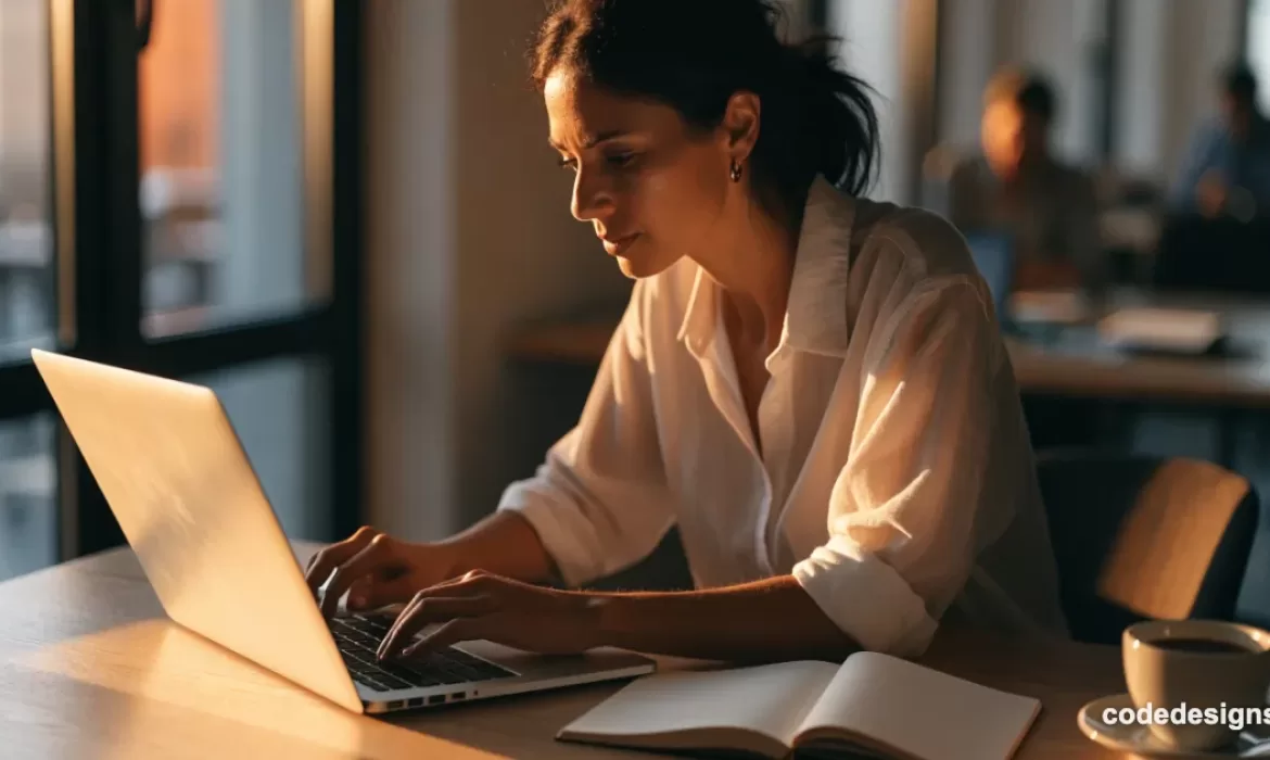 Marketing professional writing a long-form article to get cited by AI chatbots