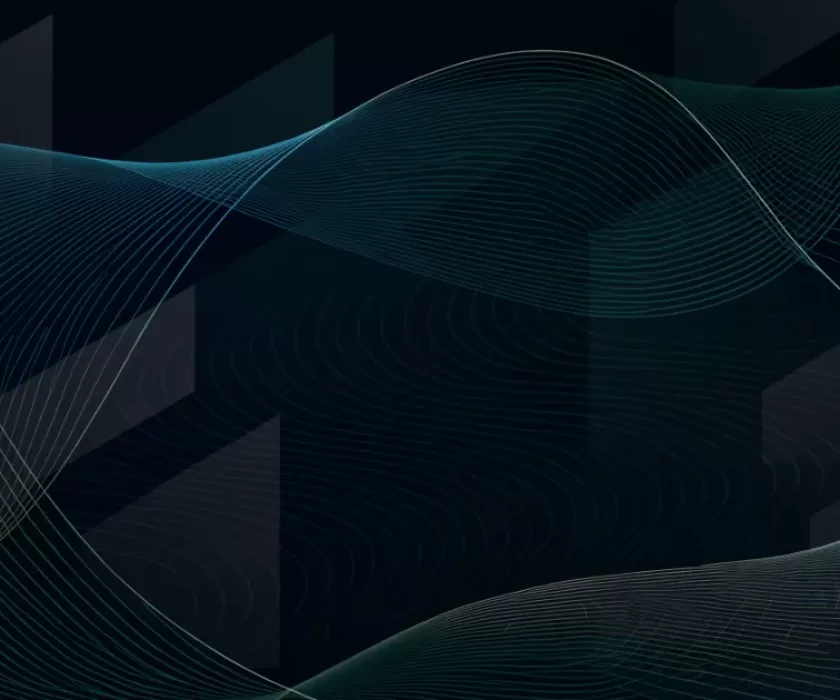 Abstract illustration representing AI text detectors scanning digital content for patterns