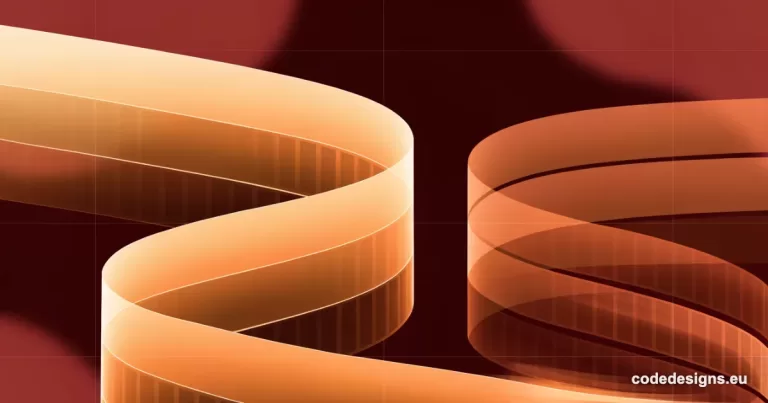 abstract amber and red background representing AI video generation for business