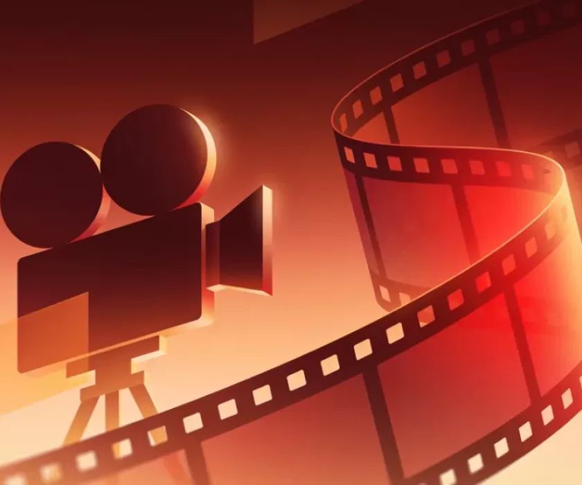 Abstract illustration representing AI video production