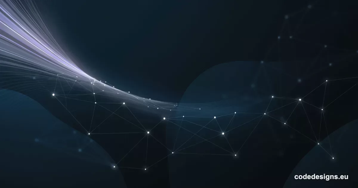 Abstract dark teal and navy background representing the Claude Sonnet 5 AI model