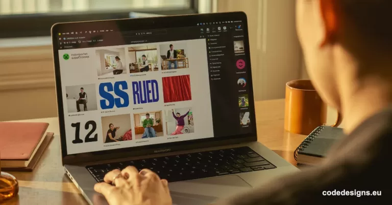 Person reviewing a LinkedIn feed on a laptop, illustrating the new LinkedIn AI slop button