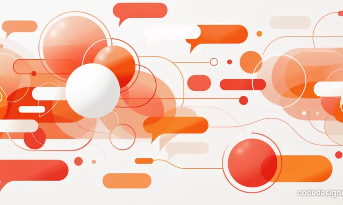 abstract social media community network illustration representing Threads for brands strategy