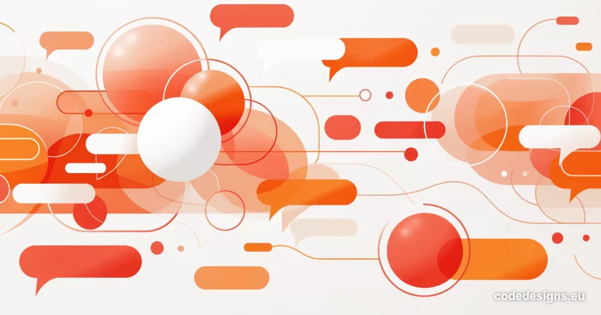 abstract social media community network illustration representing Threads for brands strategy