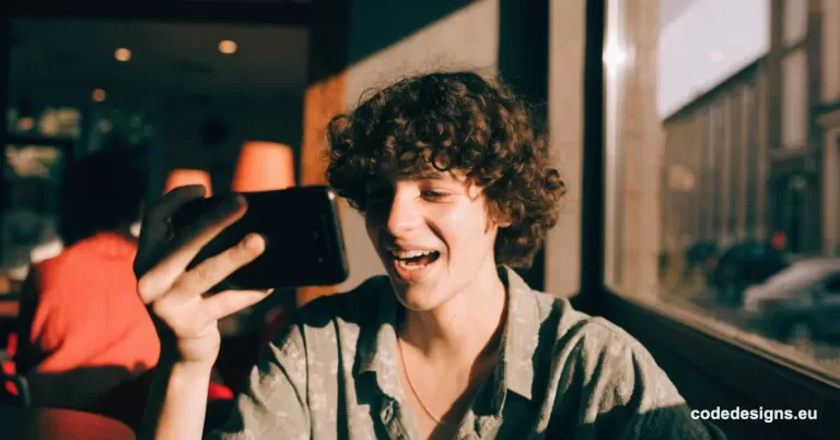 Content creator recording a TikTok voice comment on a smartphone