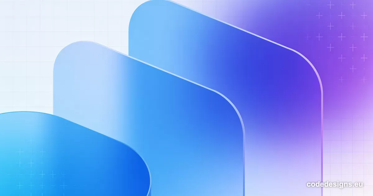 Abstract blue and purple background representing web development Cyprus services