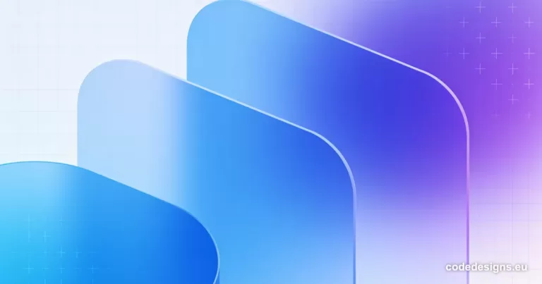 Abstract blue and purple background representing web development Cyprus services