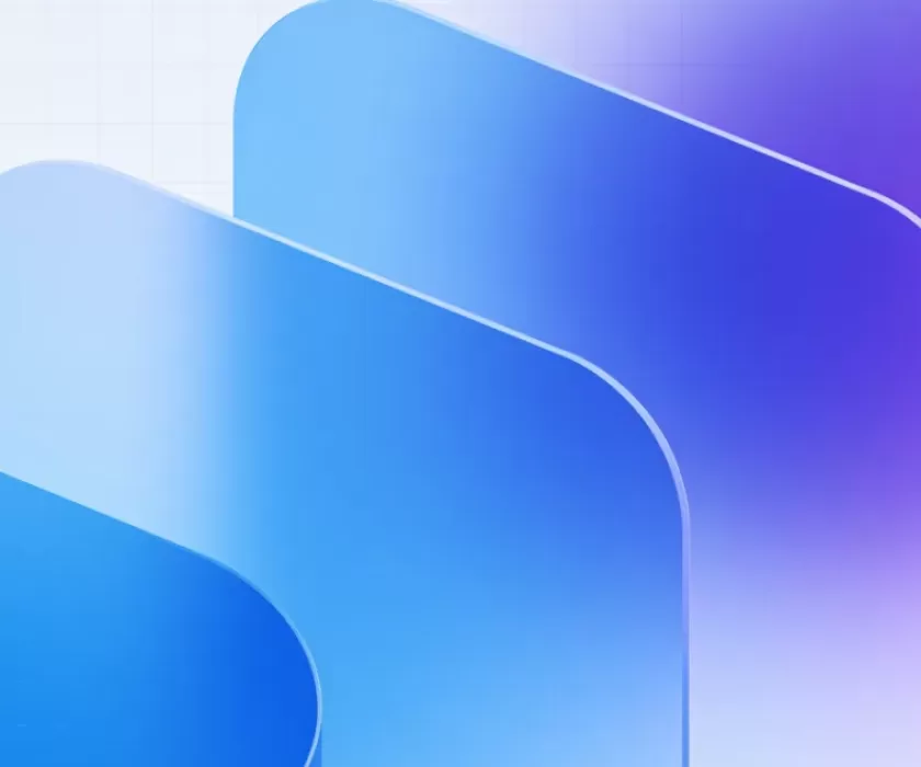 Abstract blue and purple background representing web development Cyprus services