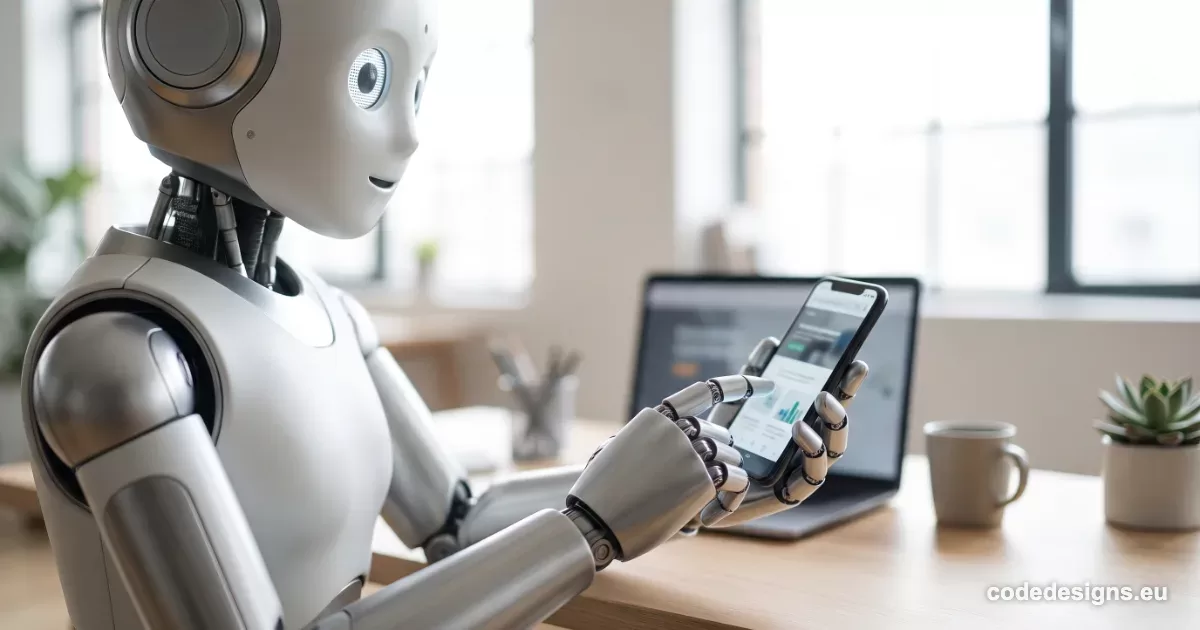 A well-structured website helping AI chatbots find and recommend your business