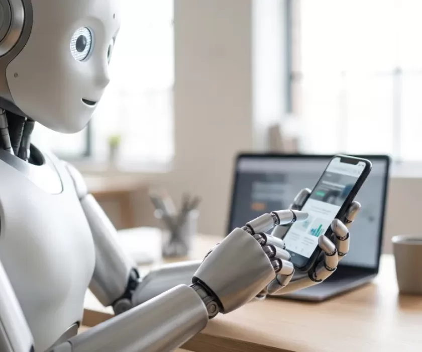 A well-structured website helping AI chatbots find and recommend your business