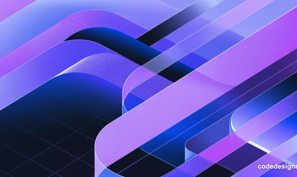 Abstract illustration in blue and purple representing the WordPress 7.1 update release cycle