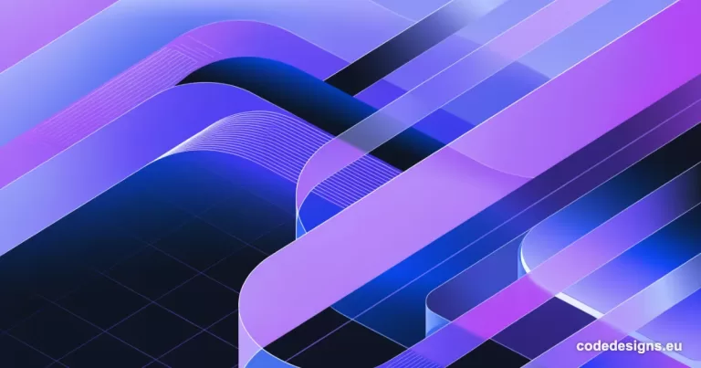 Abstract illustration in blue and purple representing the WordPress 7.1 update release cycle